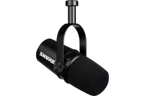 Shure MV7 USB Podcast Microphone - Black