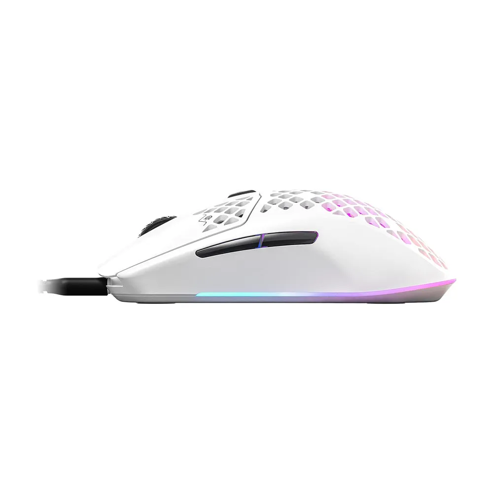 SteelSeries Wired Gaming Mouse AEROX 3 Snow Ultra Lightweight