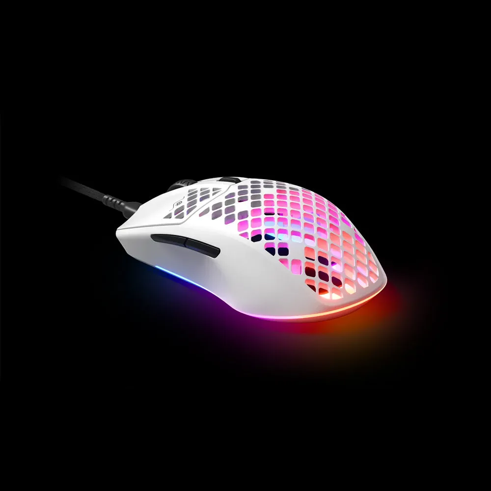 SteelSeries Wired Gaming Mouse AEROX 3 Snow Ultra Lightweight