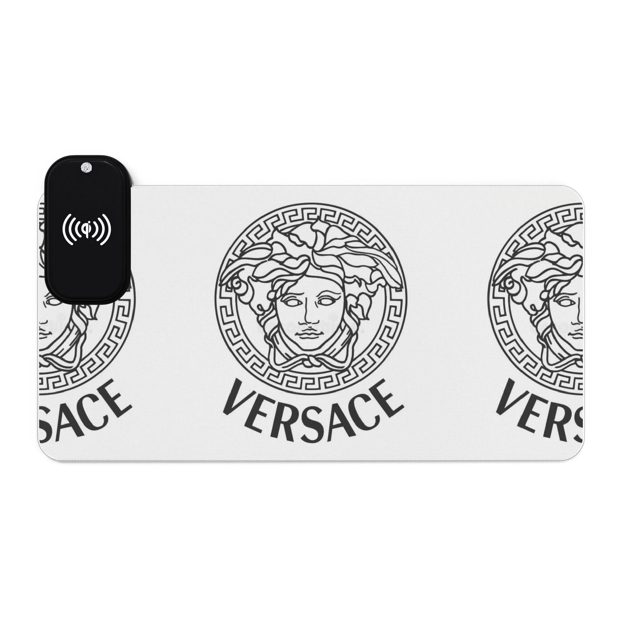 Versace LED Gaming Mouse Pad, Wireless Charging