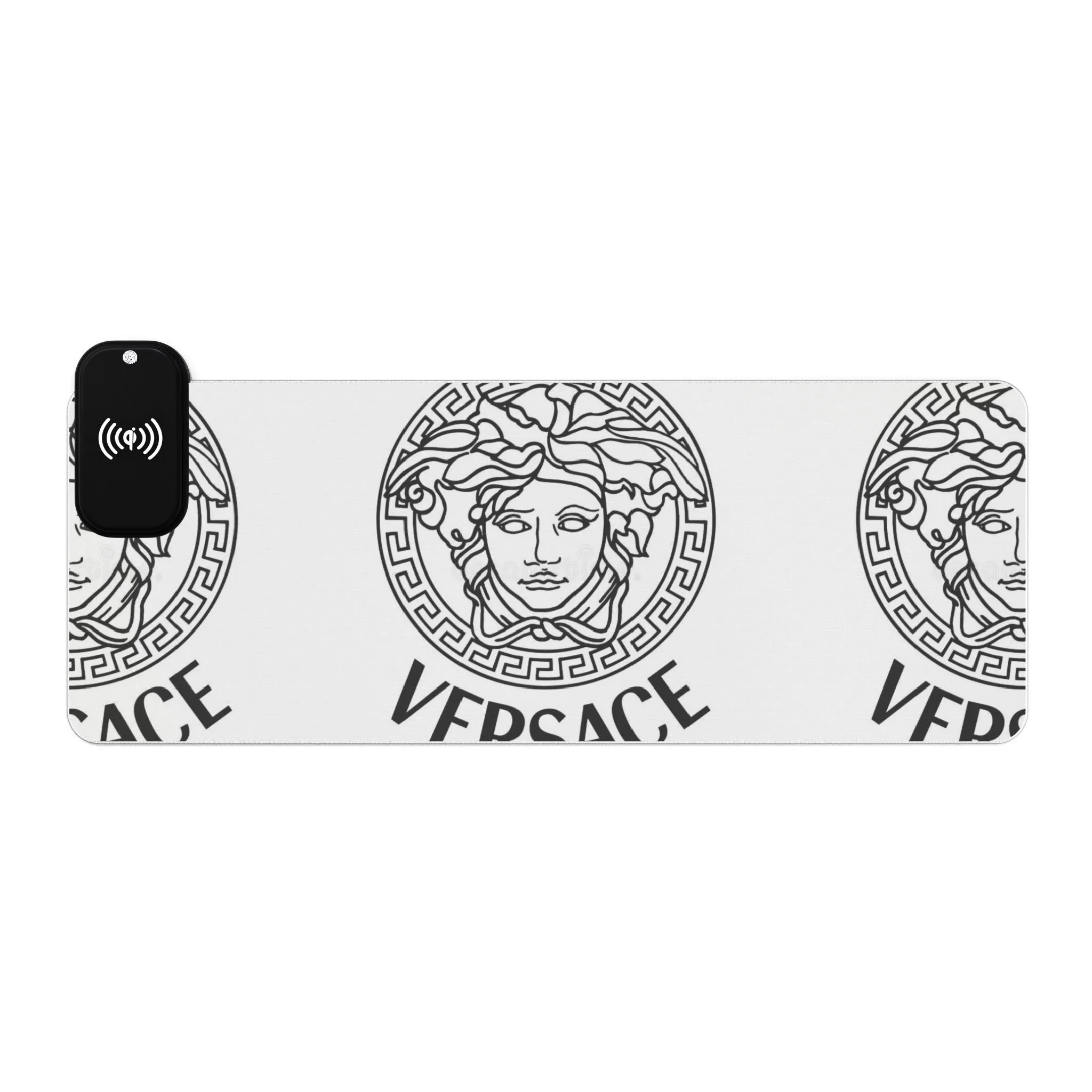 Versace LED Gaming Mouse Pad, Wireless Charging