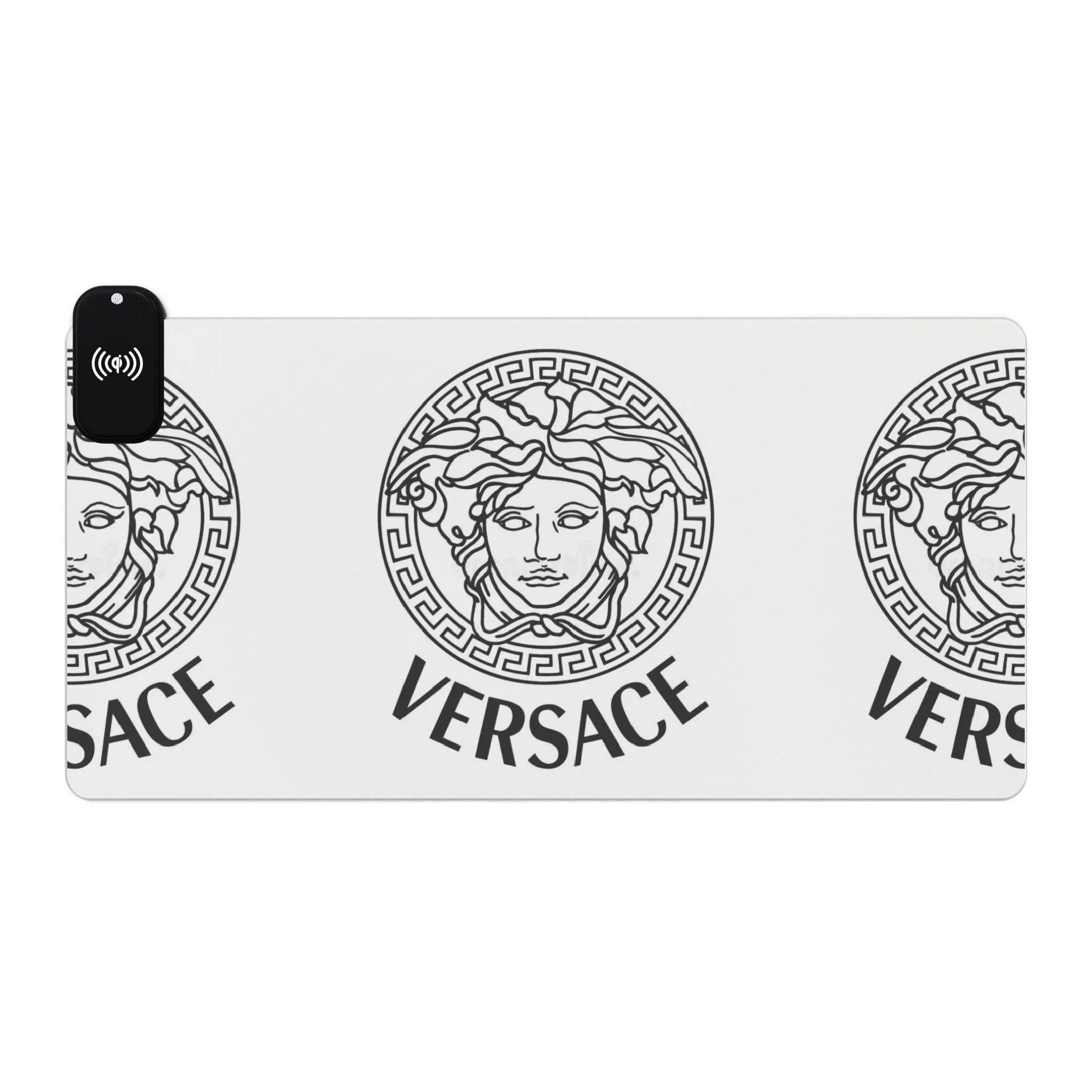 Versace LED Gaming Mouse Pad, Wireless Charging