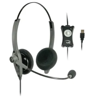 VXI TalkPro USB Binaural Headset 203009 - DISCONTINUED