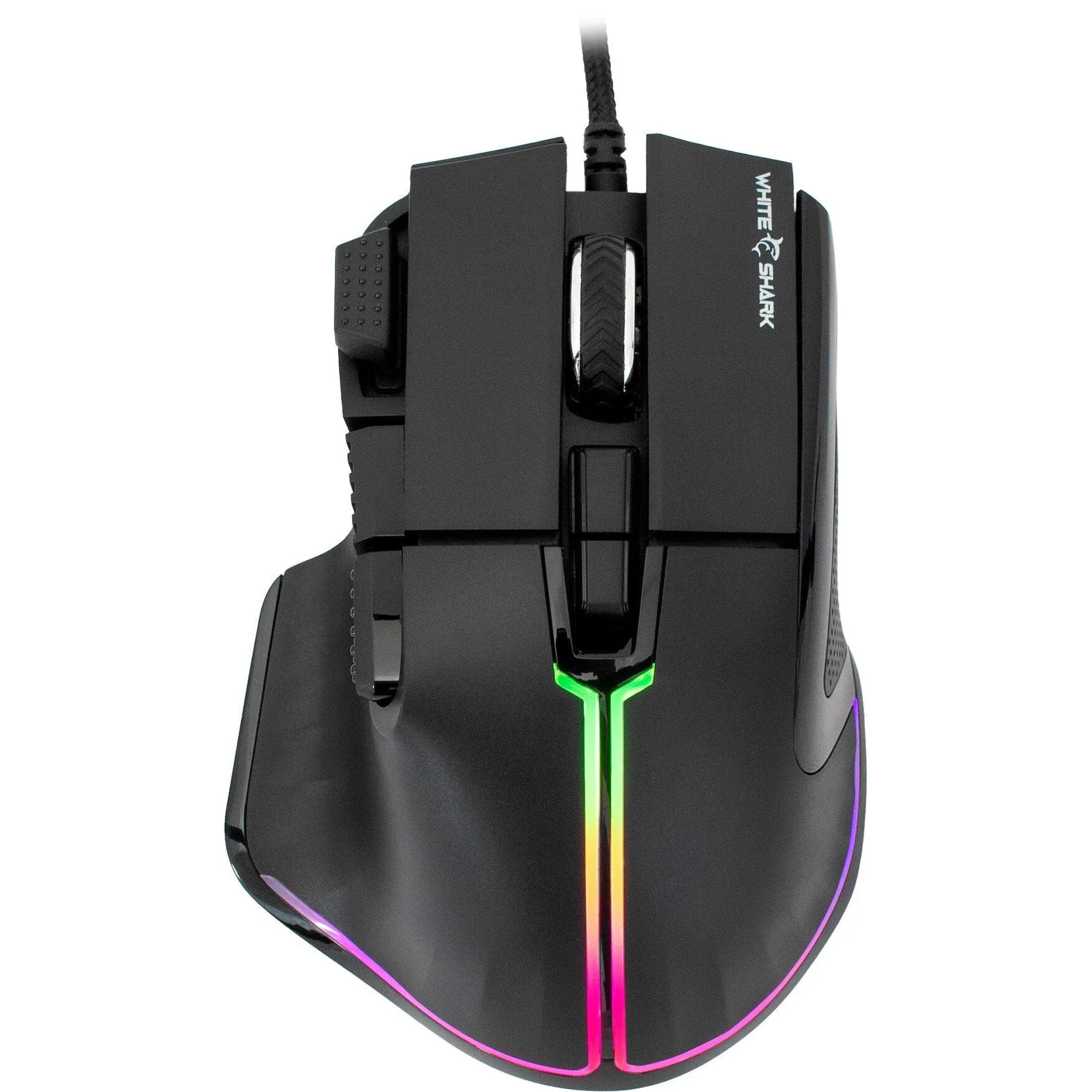 White Shark Marrok RGB Gaming Mouse - Black | MARROCK