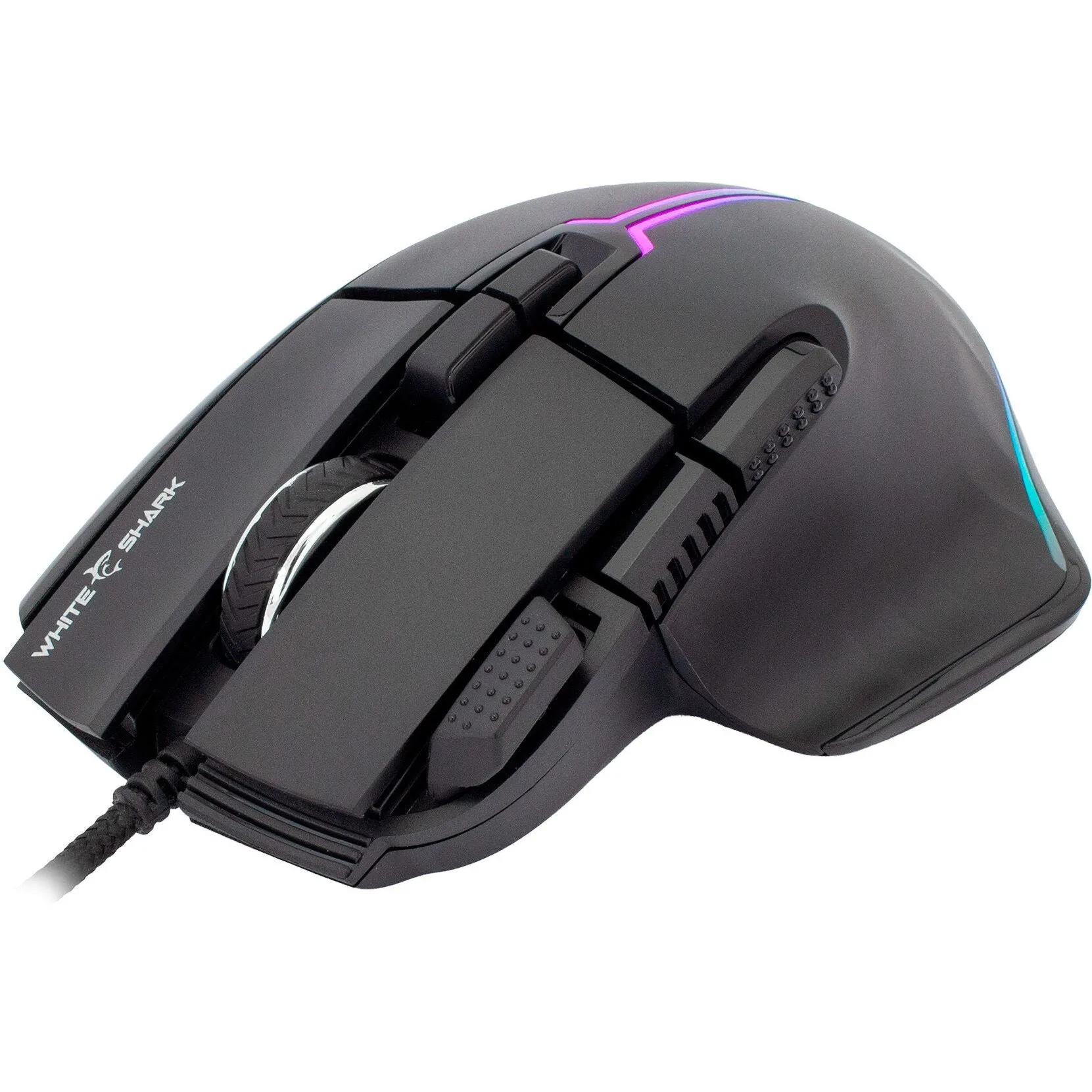 White Shark Marrok RGB Gaming Mouse - Black | MARROCK