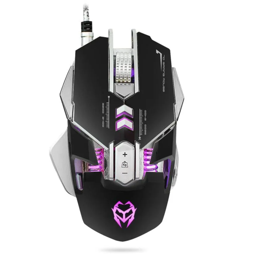 Wired  Gaming Computer Mouse New 3200DPI Optical Adjustable with 7D Button